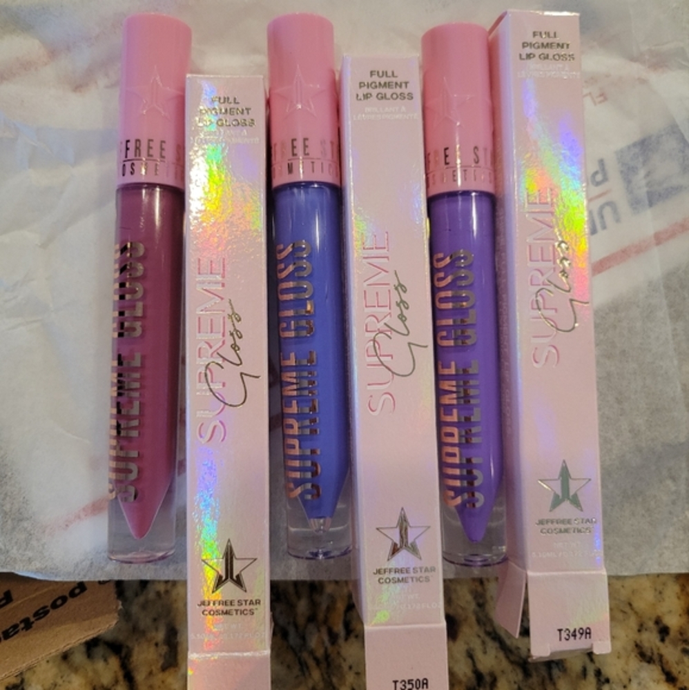 Jeffree Star Supreme Gloss Lip Gloss BNIB X2